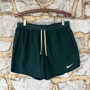 Nike Retro Mens Dark Green Dri-Fit Shorts